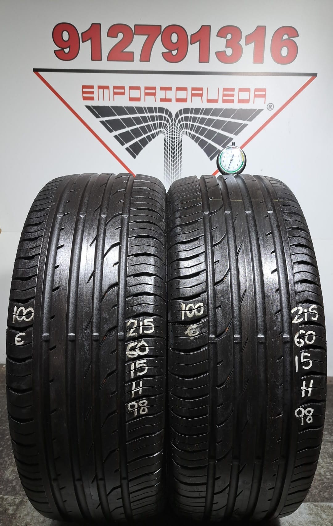 CONTINENTAL CONTIPREMIUMCONTACT 2 USADO  215/60 R15 98 H